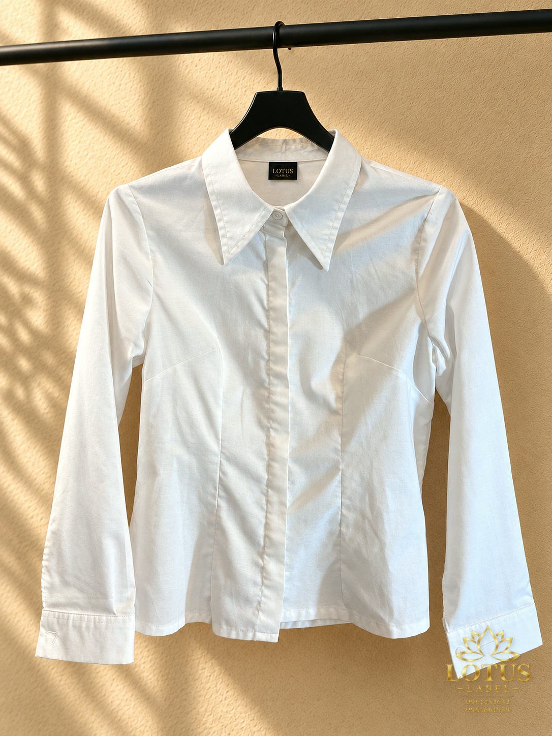 Sơ mi trắng LOTUS LABEL